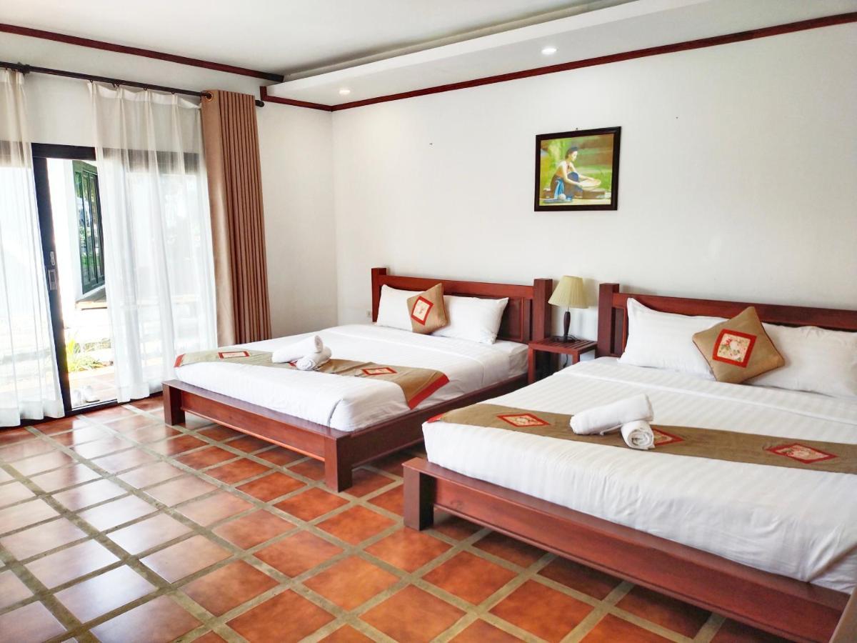 Vang Vieng Savanh Sunset View Resort Ngoại thất bức ảnh